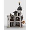 Pagode Branca Arquitetura Medieval Modelo de Brinquedo Criativo Compatível com Lego para Crianças