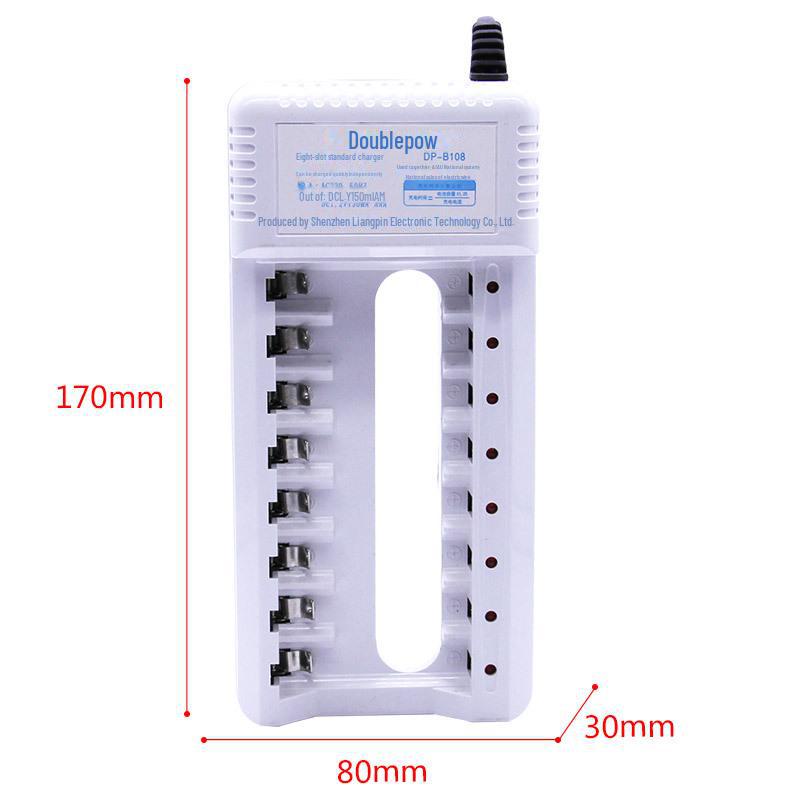 8-Slot Double Capacity NiMH/NiCd 1.2V Battery Charger B108