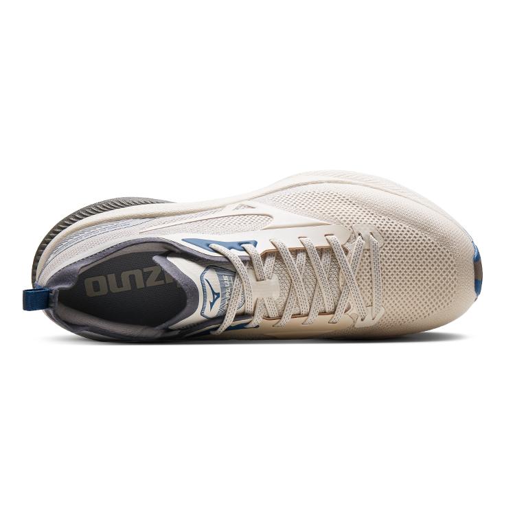 Mizuno Lightweight Slip-Resistant Durable Supportive Breathable Low-Top Running Shoes Unisex Running Shoes Light-Gray D1GH241705