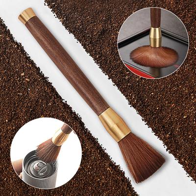 Wooden Coffee Grinder Brush Dusting Espresso Brush Accessories Bean Powder Barista Tool Home Wood Handle Coffee Machine Brush