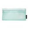 Mesh Cosmetic Bag Dopamine Double Layer Zipper Coin Purse Large Capacity Transparent Travel Toiletry Bag for Women Girls