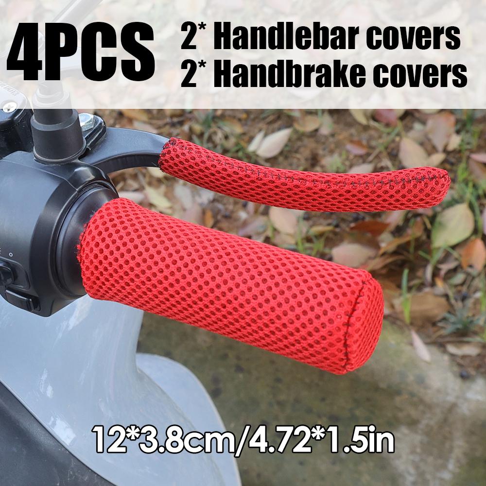 Letní kryt rukojeti elektrických vozidel Skútr Tříkolky Jízdní kola Led Hedvábný krém na opalování Protiskluzový Prodyšný elastický kryt rukojeti
