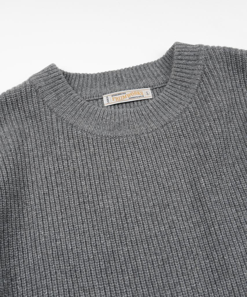 FRIZMWORKS Kangaroo Round Pullover Knit _ Gray