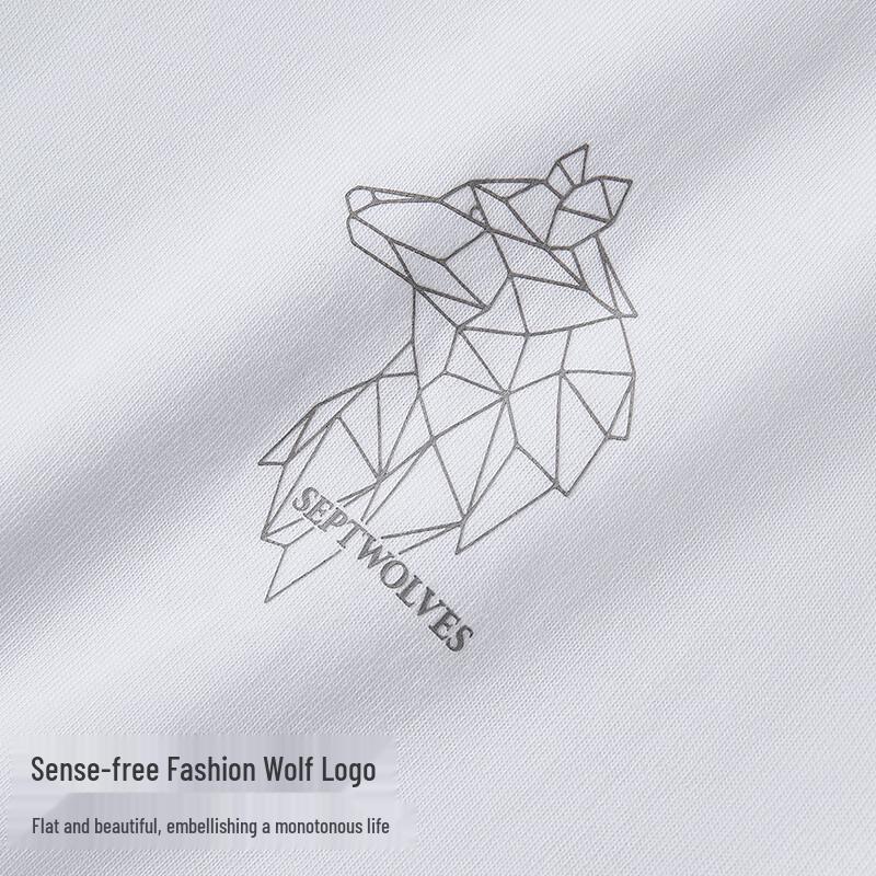 Qipilang Men's 100% Cotton V-Neck Long Sleeve T-Shirt