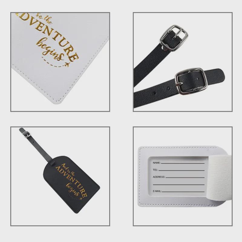 Reisepasshülle und Gepäckanhänger für den grenzüberschreitenden Check-in für Paare