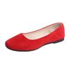 Women Spring Autumn Candy Color Flat Shoes Round Toe Suede Loafers Slip On Women's Office Work Casual Shoes Size 43 WSH3606