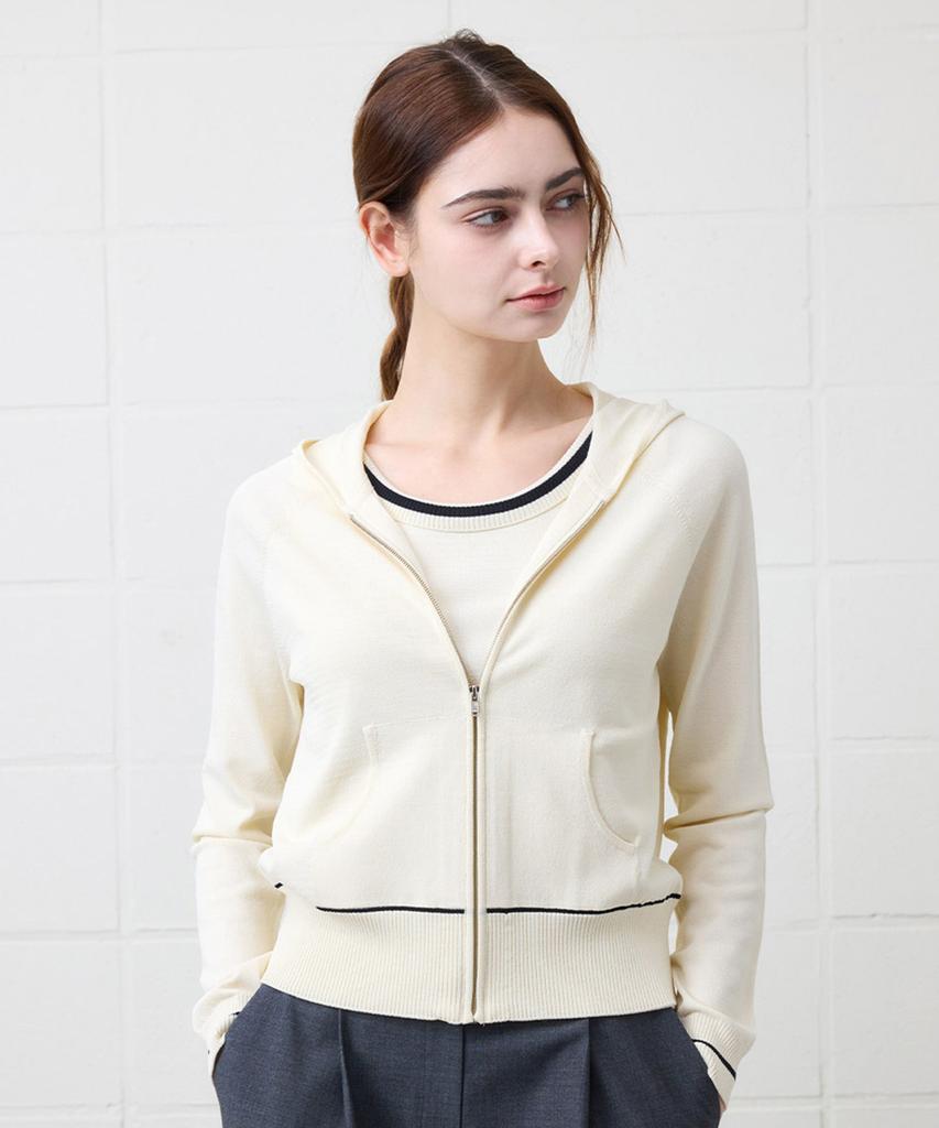 YUJEEOT Summer Cool Knit Zip-Up Hoodie Set (2 Colors)