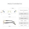 Men Reading Glasses Anti Blue Rays Presbyopia Eyeglasses HD Lens Women Classic Rimless Eyewear Diopter +1.0 To +4.0