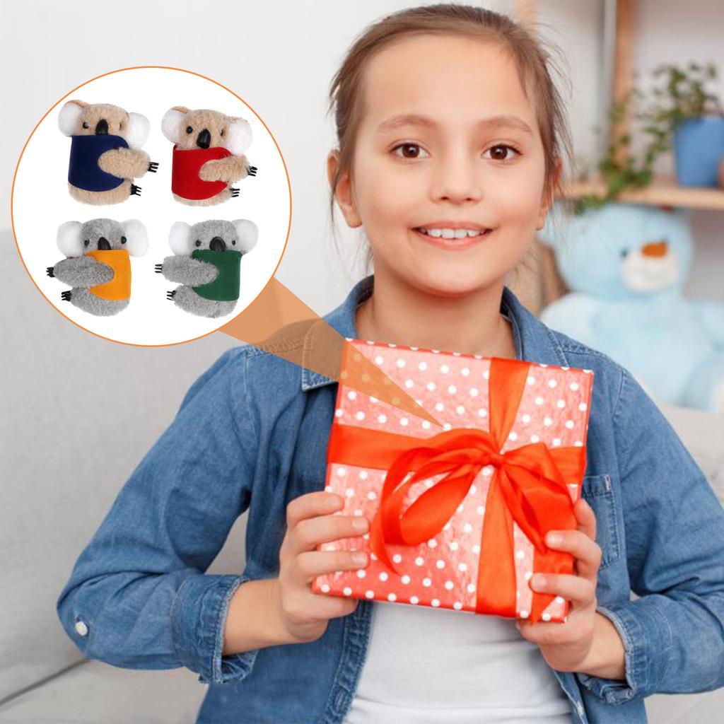Haiabei 20 Stykker Koala Clip-On Blyantklemmer Plysj Koala Bjørn Klemmer På Leketøy