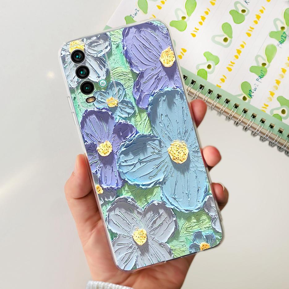 For Xiaomi Redmi 9T Case Cute Fashion Painted Cover Clear Silicone Soft Slim Phone Case For Xiaomi Redmi 9T Redmi9T Fundas Coque