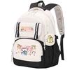 Line puppy cute college style schoolbag large capacity foreign trade campus junior high school students versatile children's backpack
