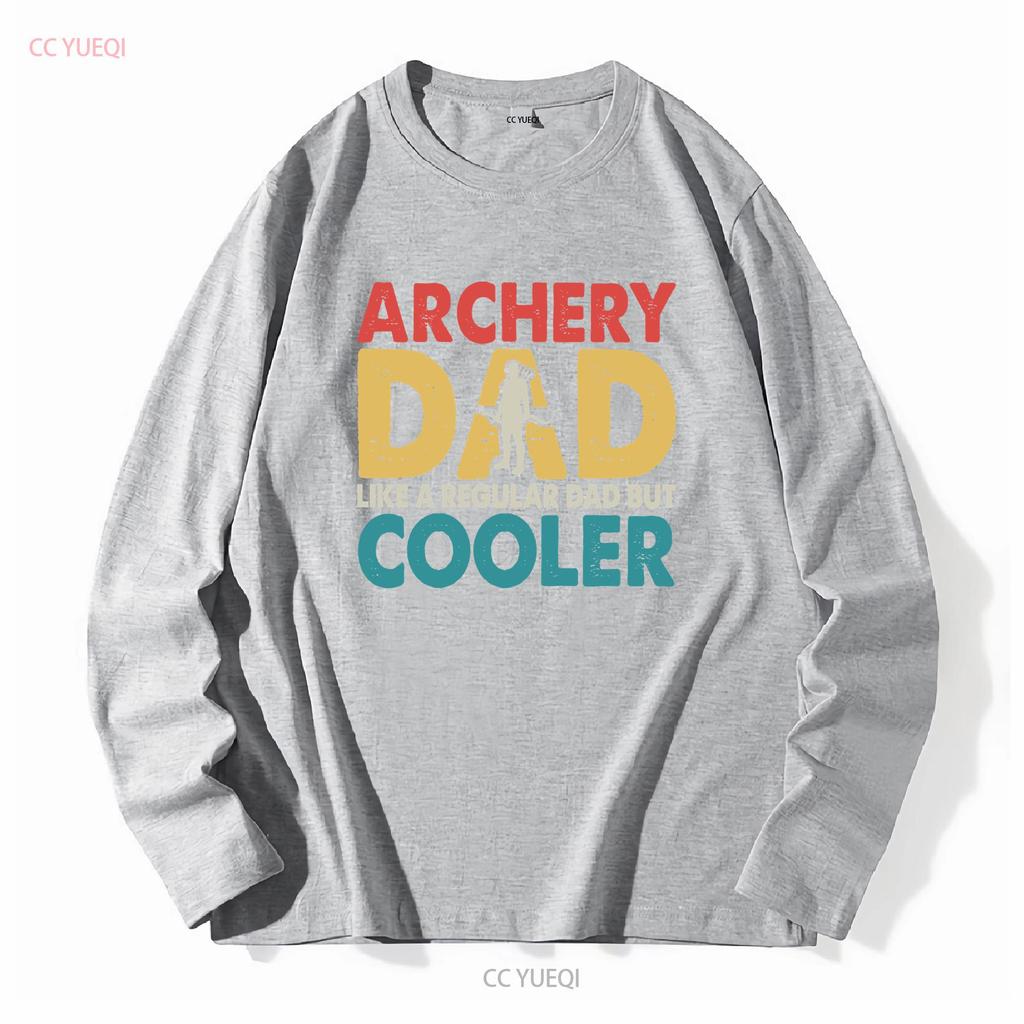 Archery T Shirt For Dad Cool Best Ever Fathers Day Lover S Papa Long Or Short Sleeves Vintage Washed Slightly Breathable