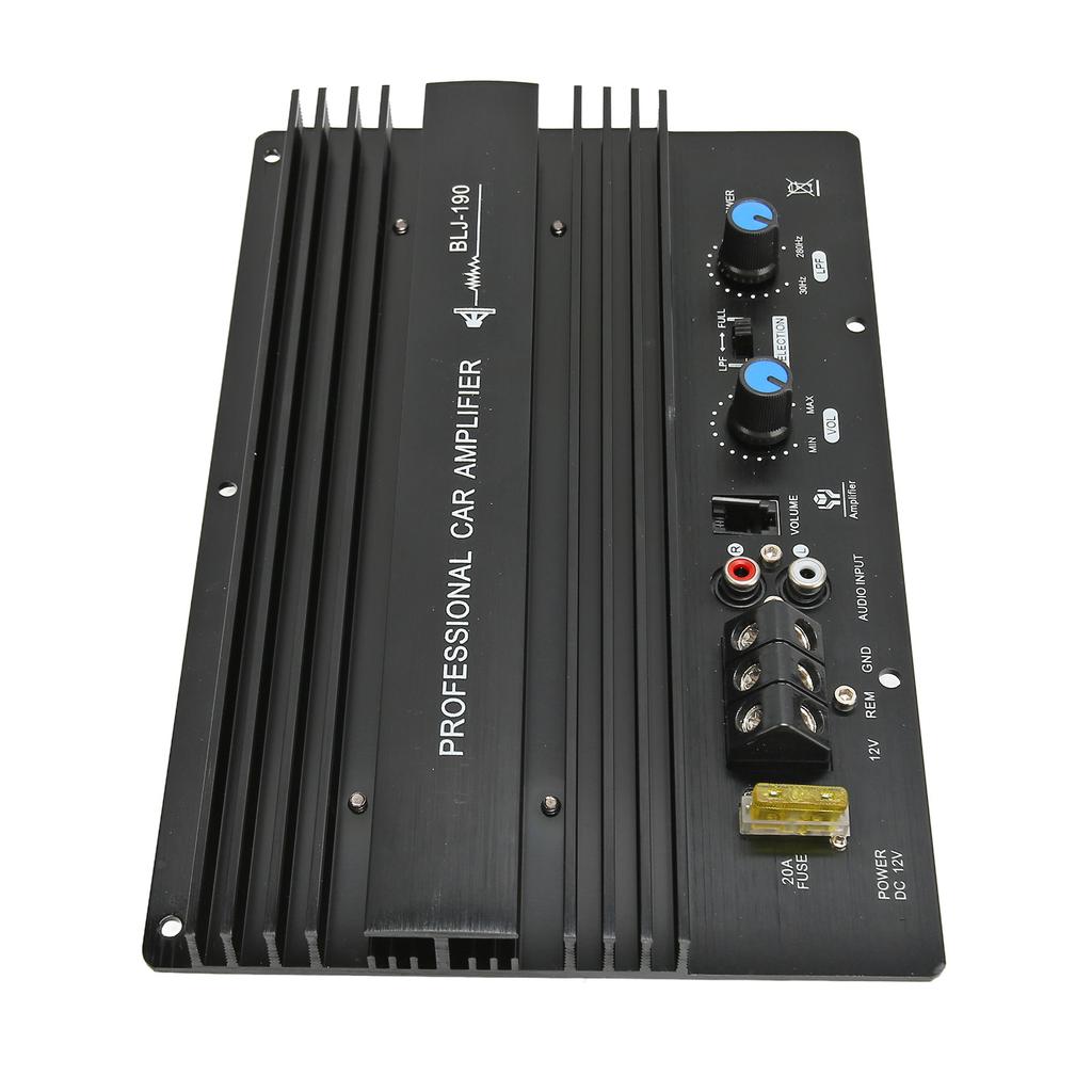 12V 300W Car High Power Amplifier DIY Car Bass Sub Woofer Board for 8‑12 Inch Bass Speaker Double Voice Coil Speaker