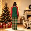 Set de pijama cu imprimeu de Crăciun, asortat pentru familie, cu mânecă lungă și pantaloni, pentru părinți și copii