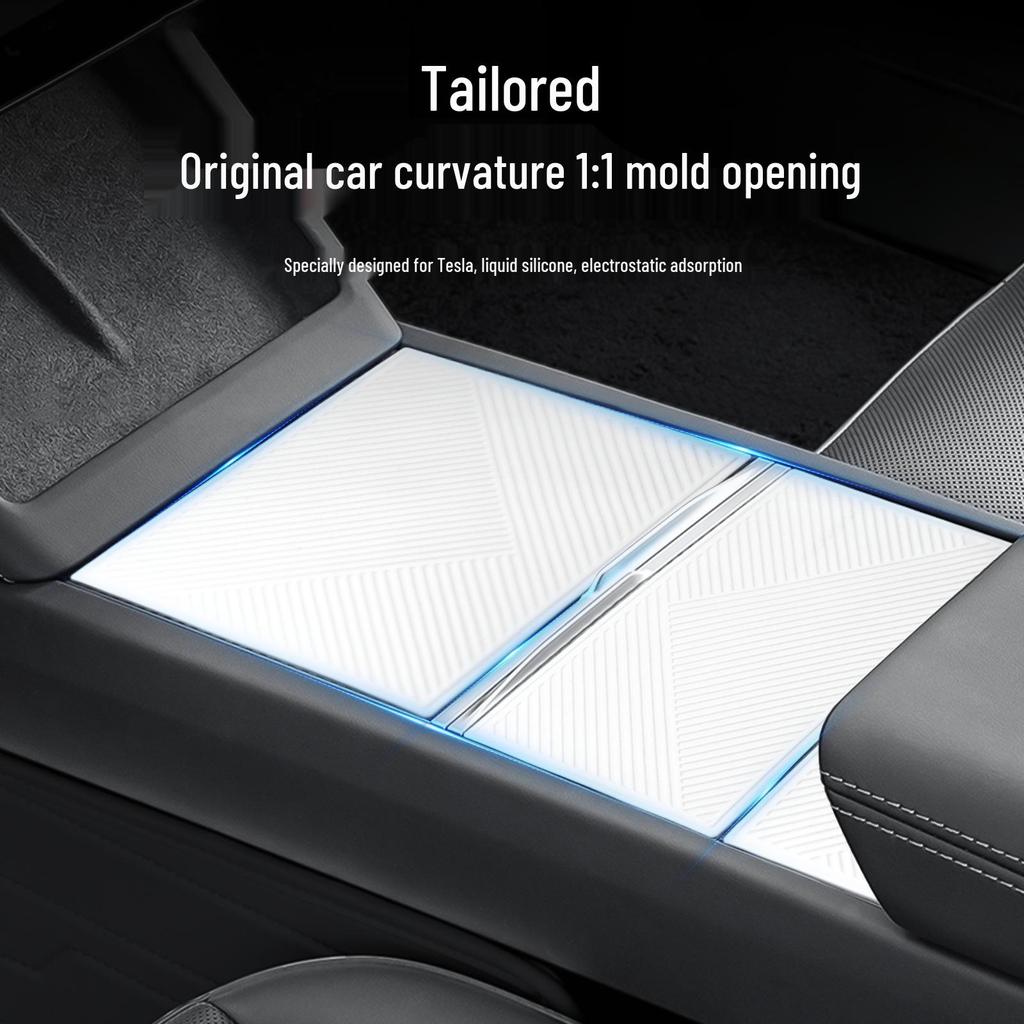 Tesla Model 3/Y Central Control Protective Silicone Pad & Interior Modification Accessory