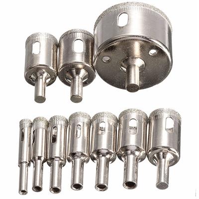 10-piece 8-25-50mm Diamond Tool Individual Tile Limiter Drill Hole Opener
