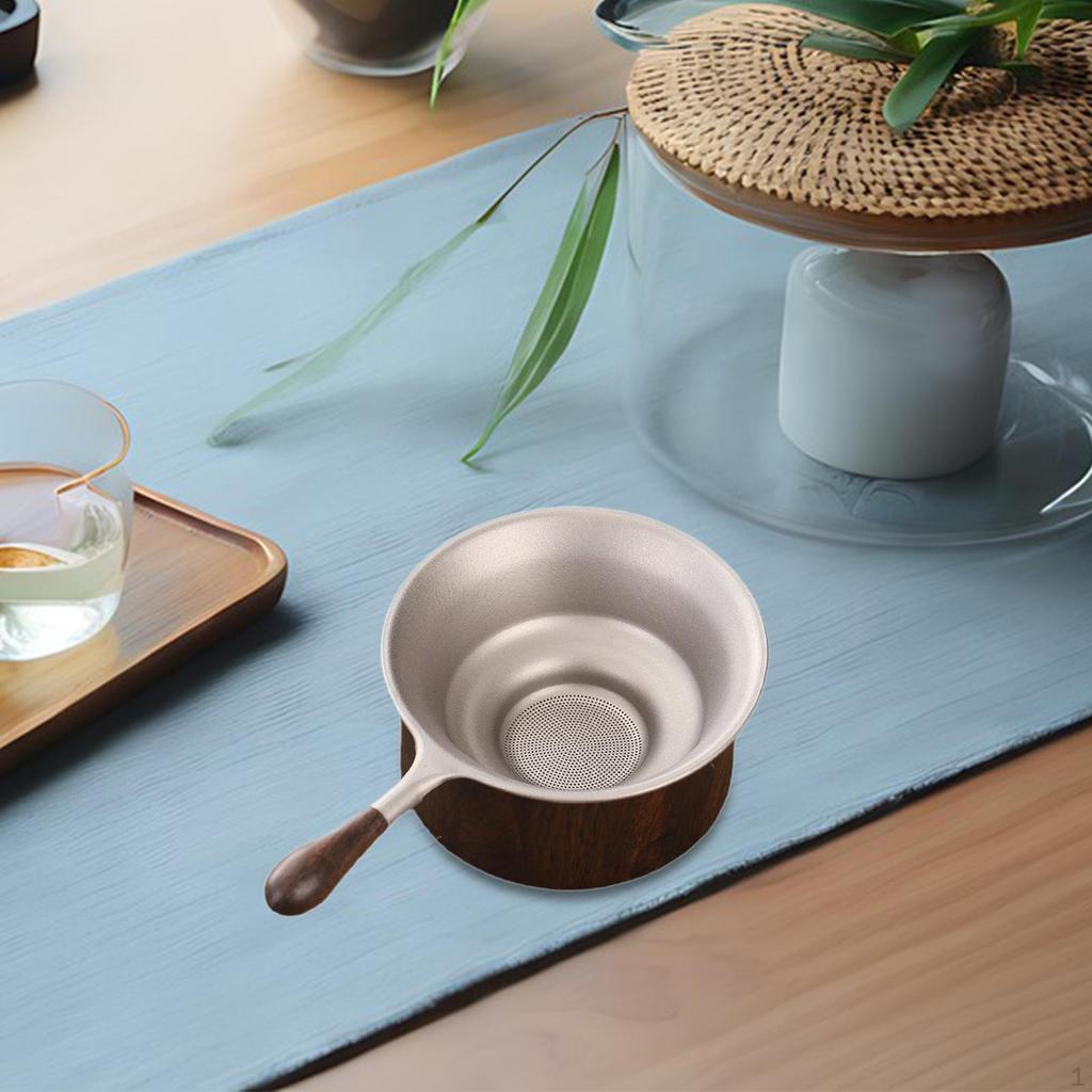 Teinfuser med fint maskenett Solid titansil for kjøkken, soverom, husholdning