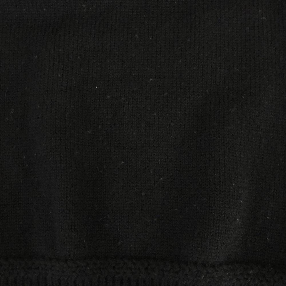 STILL BY HAND Made in Japan wool Long sleeve sweater 48 black knit Men's Used