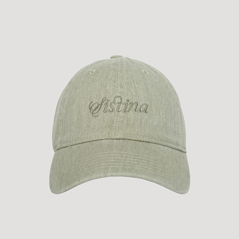 SISTINA Lettering Washed Ball Cap_ACAHTP21040_LK