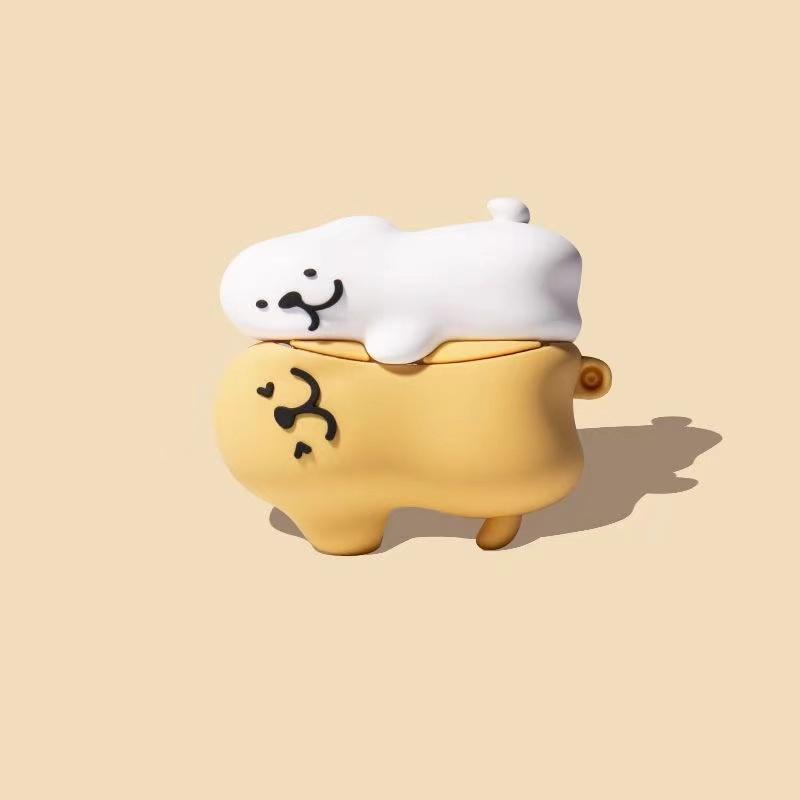 Für Xiaomi Redmi Buds 5 4 Pro Für Redmi Buds 4 Aktive Silikon-Kopfhörerhülle Drahtlose Bluetooth 3D-Cartoon-süße Schutzhülle