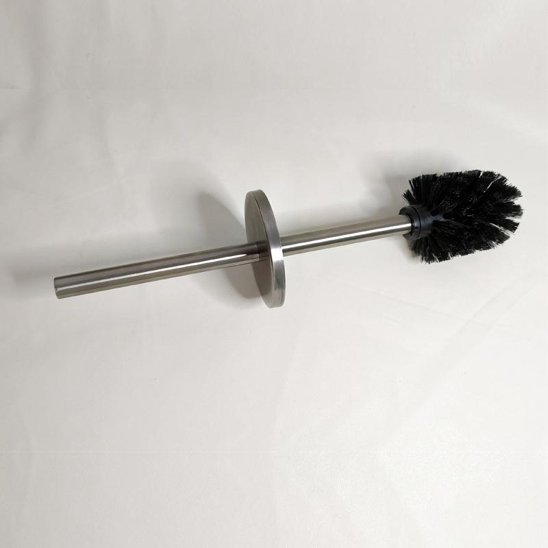 

Luxury Toilet Brush Metal Shell Floor Type Toilet Brush Holder No Dead Angle Home Cleaning Tools Bathroom Accessories темно серый