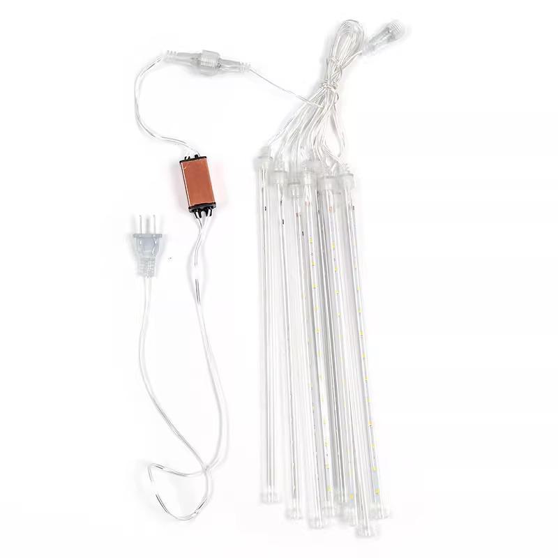 Outdoor Waterproof Solar LED Meteor Shower Lights: Colorful Hanging Tree Decoration for Street and Landscape Atmosphere