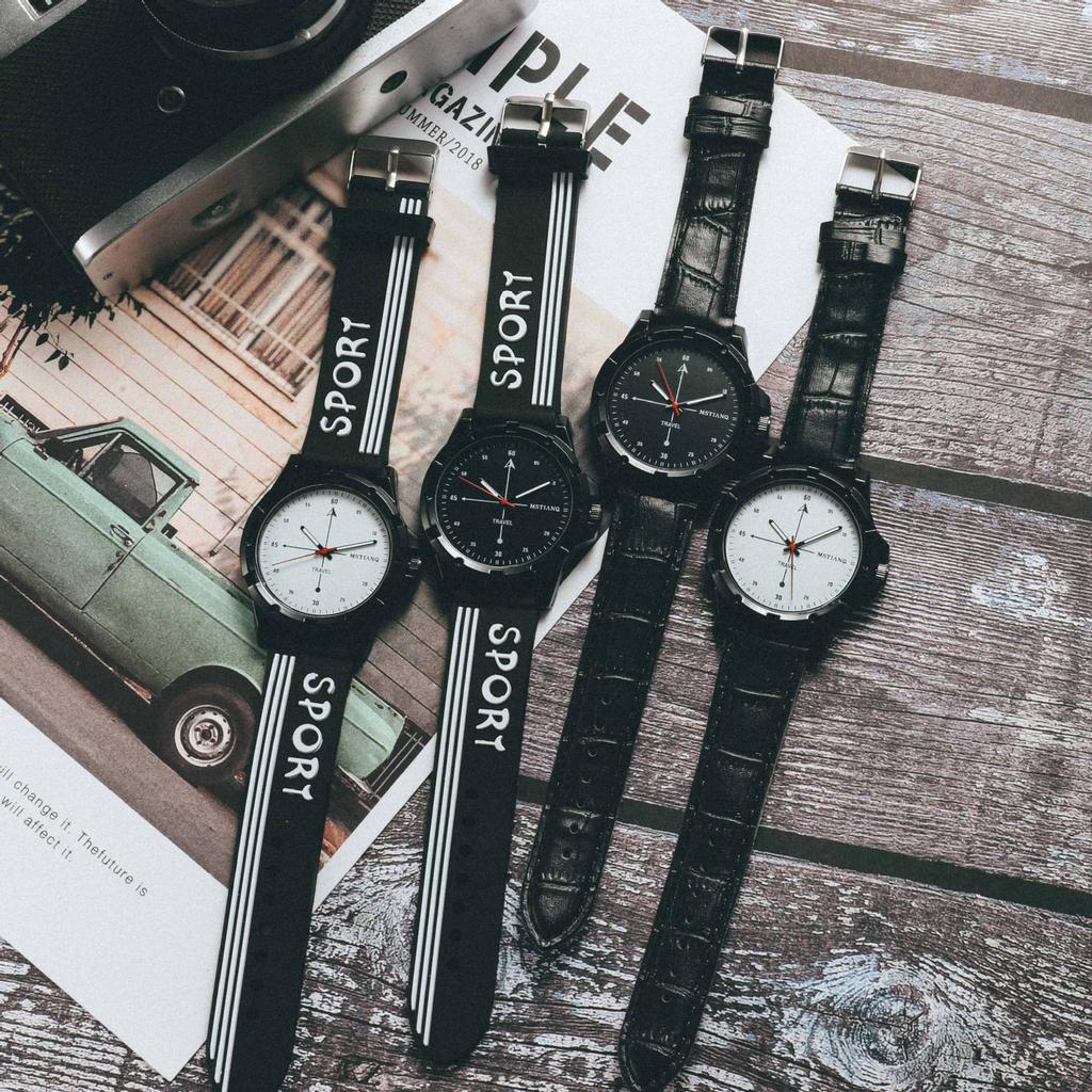 Fashion Men'S Watch Junior High School Student Couple Trend Retro Style Outdoor Sports Watch