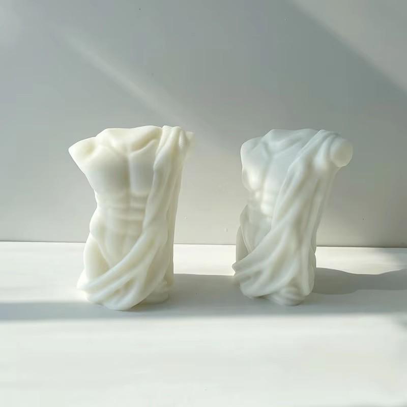 Moule en silicone pour bougies sexy, corps musclé, en résine, en plâtre, parfumé, pour femme, décoration d'intérieur, cadeau idéal