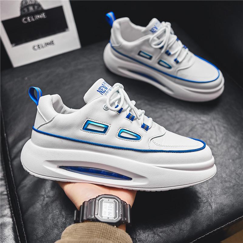 Fashion Chinese Style Men's Shoes Spring Trend Casual Sports Shoes Men's Thick Bottom Forrest Gump Small White Tide Shoes Daddy Shoes
