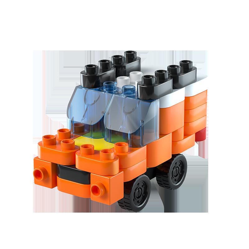 Lego-Compatible Engineering Vehicle Puzzle Car Building Toy for Kids 3-6