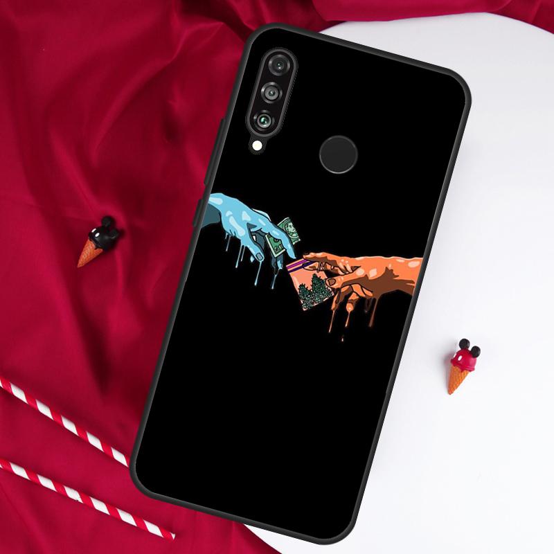 

Grime Michelangelo Weed For Huawei Nova 7i 8i 11i 12i 12s 10 9 SE Y90 Y60 Y70 Y72 Y61 Y91 P60 Pro P30 P40 Lite Case Huawei P20 Lite