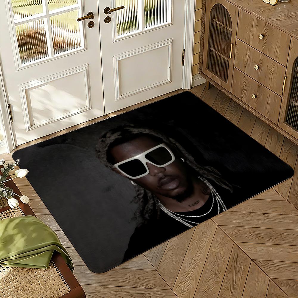 Rapper D-Destroy Lonely Broken Hearts 3 Floor Mat Soft Thickened Non-Slip Bedroom Living Room Door Mat Home Decor Flannel Rugs