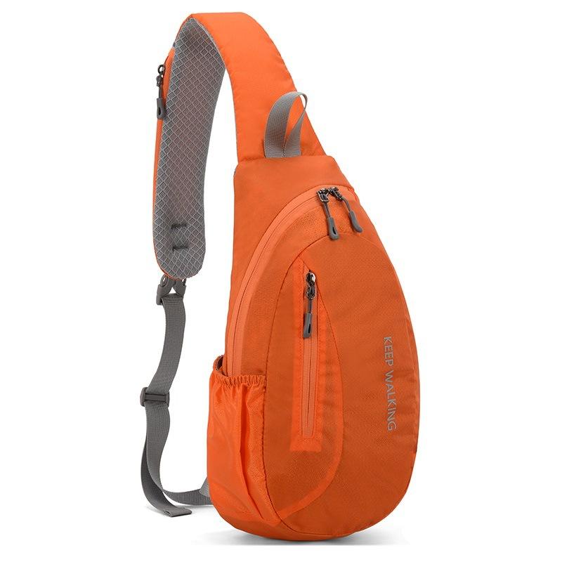 Outdoor Reflective Waterproof Running Shoulder Bag Men'S Crossbody Chest Sports Bag Women'S Hiking Cycling Climbing Backpack