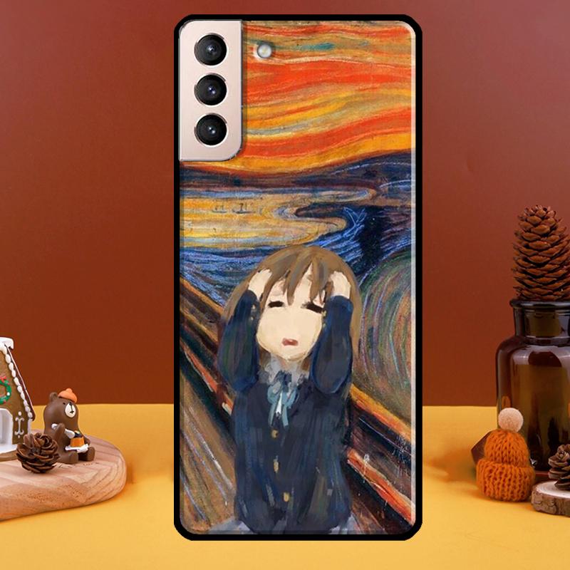 K on! Husa Hirasawa Yui pentru Samsung Galaxy S21 Ultra S20 FE S8 S9 S10 Note 10 Plus Note 20 S22 Ultra