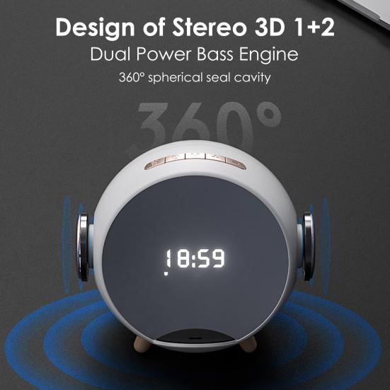 Cheap Creative Alarm Clock High Fidelity Surround Sound Bluetooth ...