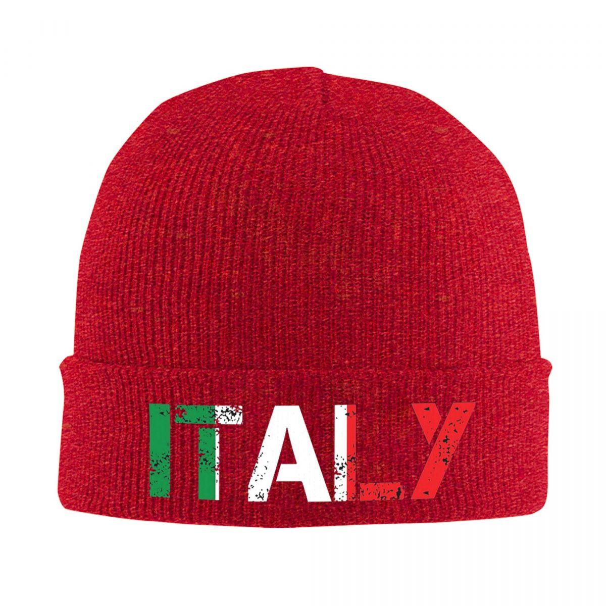 

Italia Warm Knitted Cap Winter Knit Bonnet Hat Skullies Beanies Hip Hop Caps for Unisex One Size