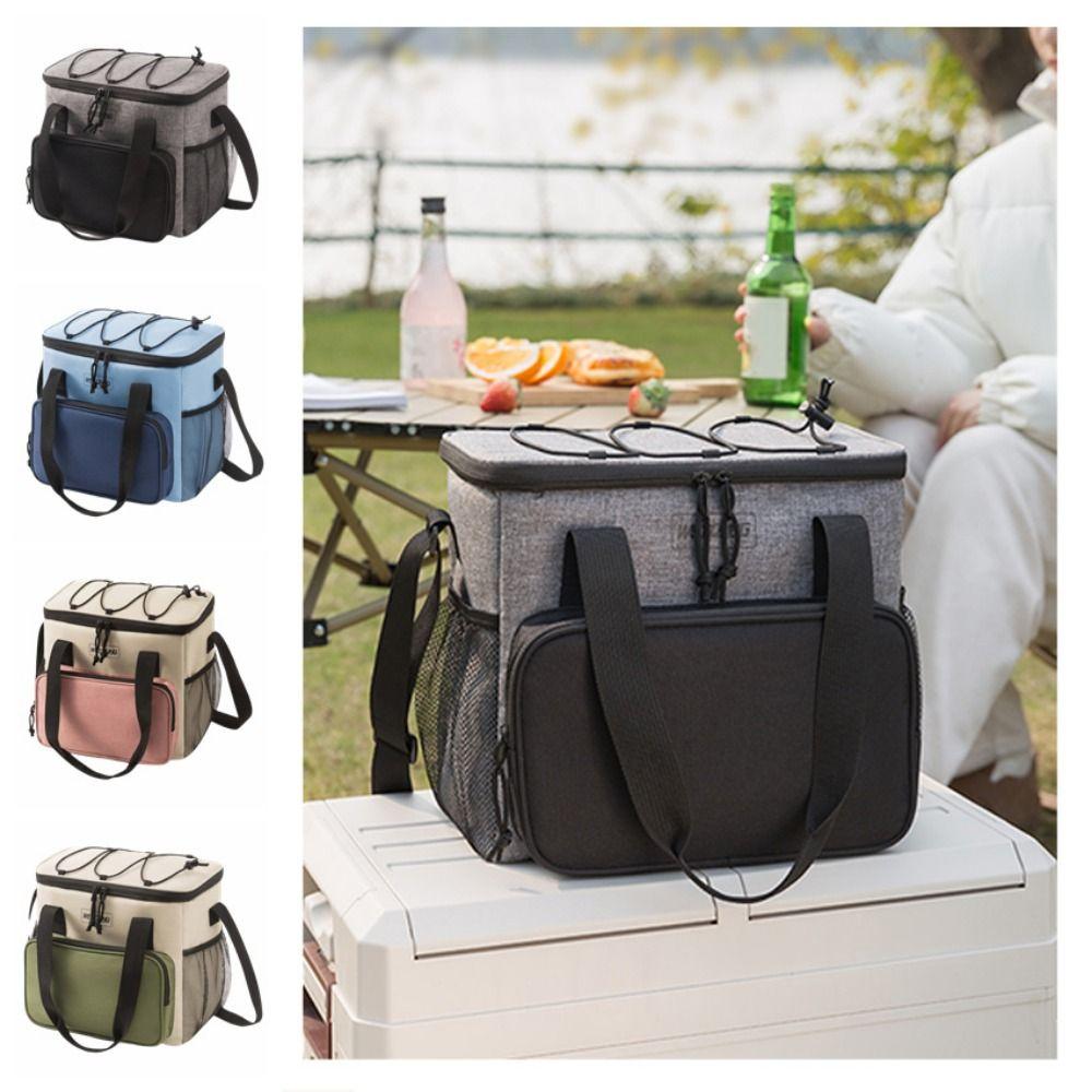 Handheld Insulated Ice Bag Leakproof Insulated Thermal Bag Fresh-Keeping Lunch Box Bag  Outdoor