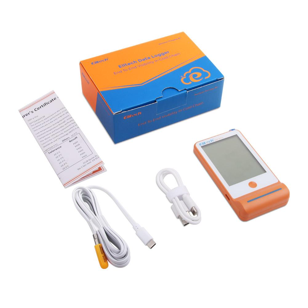 

Yieryi Bluetooth Регистратор данных температуры и влажности USB PDF Регистратор с зондом для хранения вакцин Мониторинг холодовой цепи