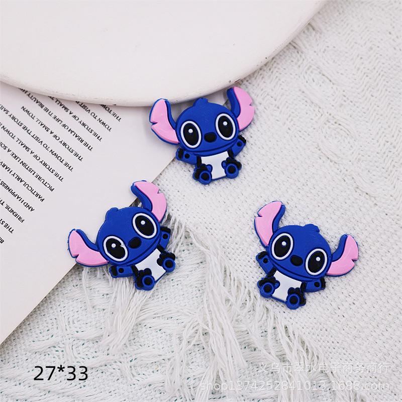 PVC Cartoon Stitch Series DIY Figurines for Phone Cases, Hairpin Ornaments, and Accessories