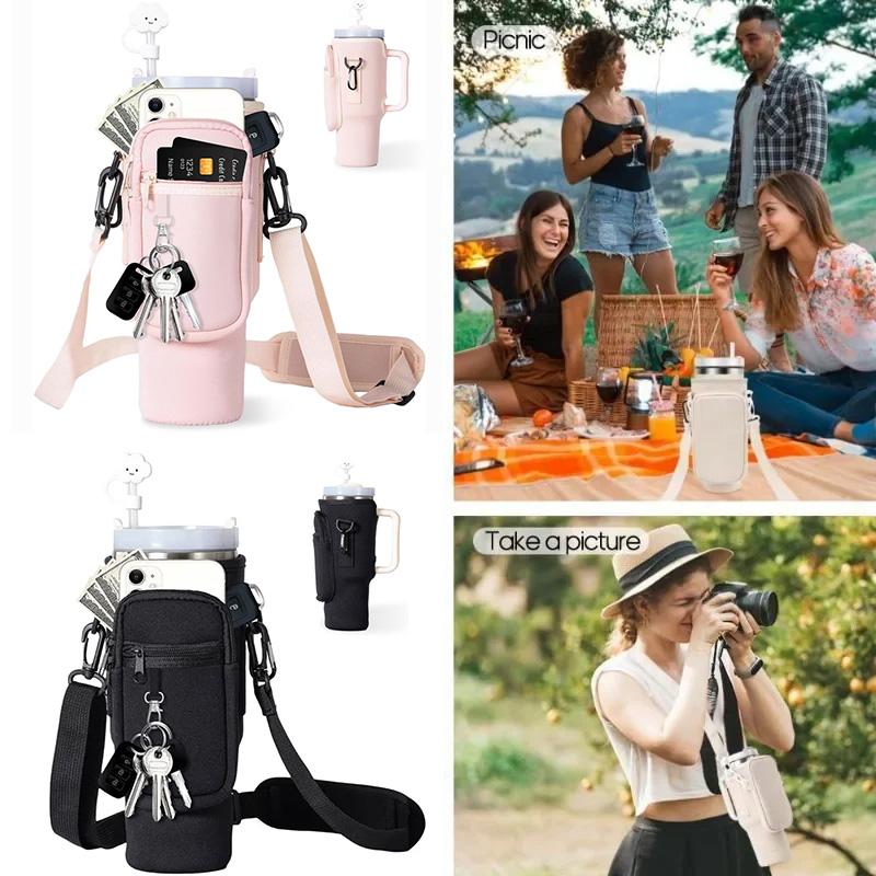 

Сумка для чашки с держателем для бутылки с водой на 40 унций