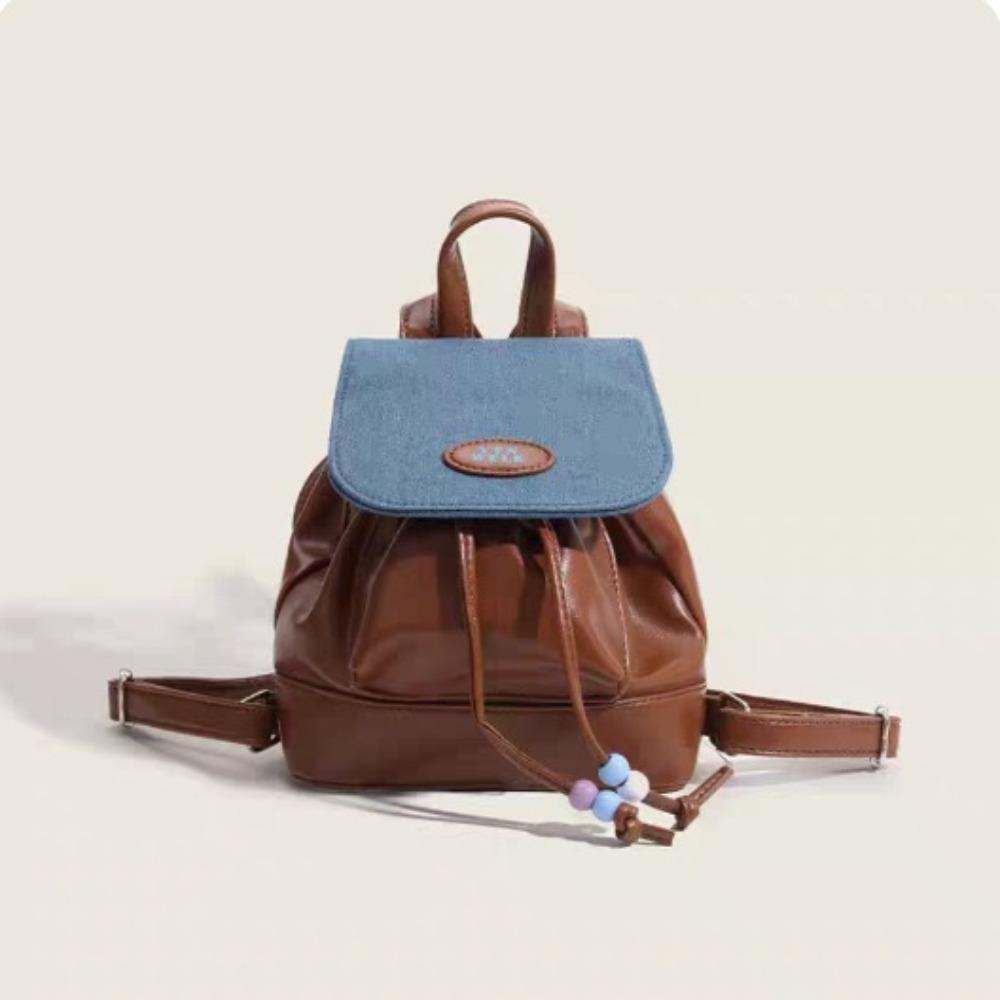 Women's Bags Women's New Retro Cute Denim Backpacks Student Small Backpacks Niche Portable Small School Bags Tide