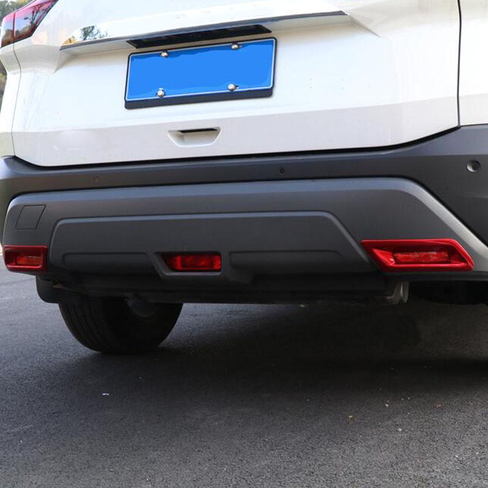 Pro Nissan X-trail Xtrail Rogue 2022 2023 ABS plast Zadní mlhové světlo rámeček krytu lemu auta
