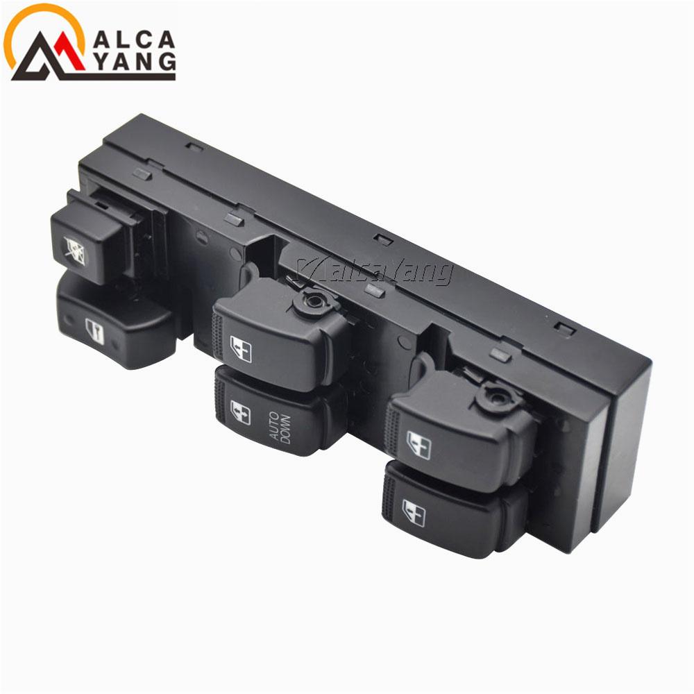 Pulsante Interruttore Comandi Alzacristalli Elettrici Master per Hyundai Tucson 2004 2005 2006 2007 2008 2009 2010 93570-2E000 Interruttore Alzacristalli Elettrici