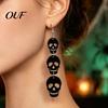 Fashionable Lightweight Earrings for Women 1 Pair Halloween Women, Acrylic Gothic Dangle Earrings, Theme Jewelry Friends Spooky Bat Pumpkin