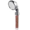 3 Functions High Pressure SPA Shower Head Water Saving Handheld Rainfall Bathroom Accessory Anion Filter Shower