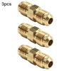 1/4" Left Thread Coupling Double Nipple Coupling High-quality Gas Connector Outer Thread 12-13 Mm Propane Applications