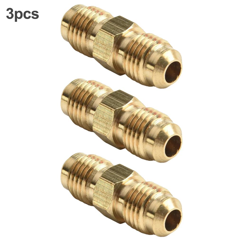 1/4" Left Thread Coupling Double Nipple Coupling High-quality Gas Connector Outer Thread 12-13 Mm Propane Applications