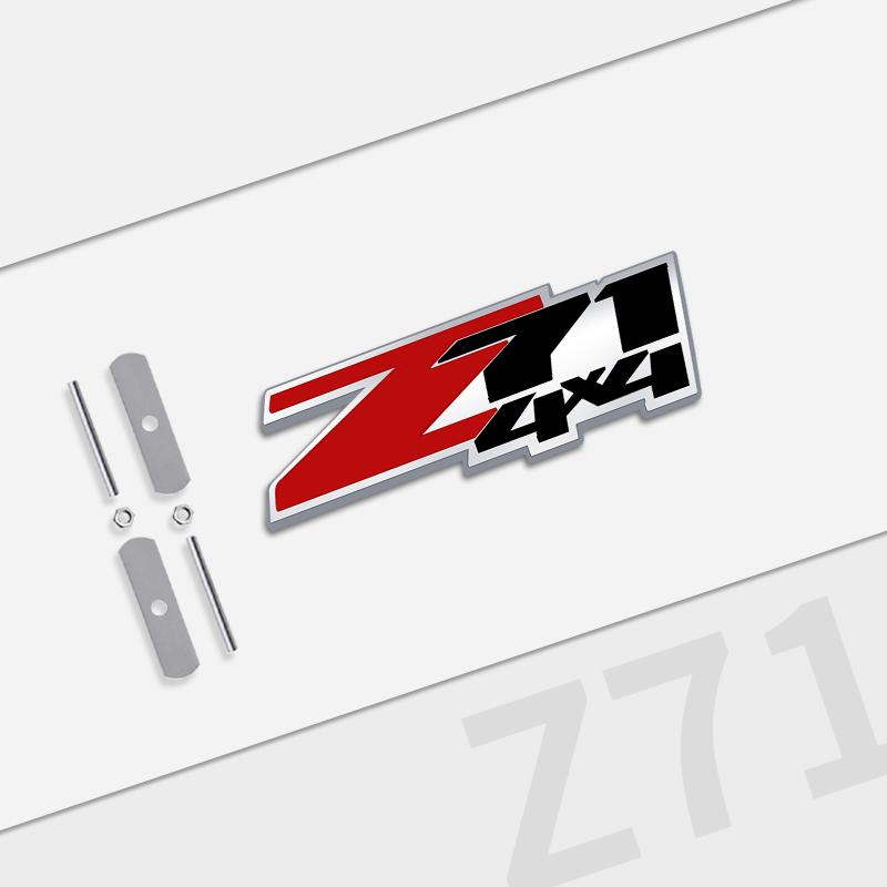 Auto Metall Für Chevrolet Z71 4X4 Kühlergrill Logo Silverado Sierra Tahoe Suburban 1500 Chevy Camaro Aveo Trax Auto Abzeichen Kofferraum Aufkleber