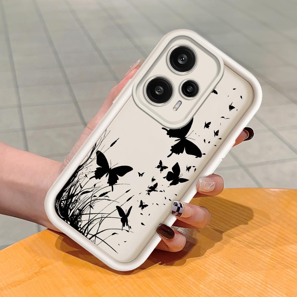 

Мягкий силиконовый квадратный чехол с рисунком лестницы для телефона, полное покрытие, противоударный защитный резиновый чехол для камеры для Xiaomi Redmi Redmi 10 белый