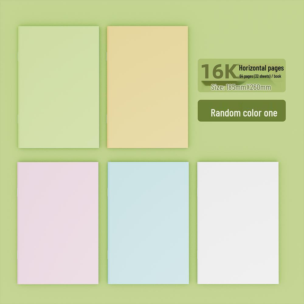 High-Value 16k Color Lined Student Notebook - Minimalist Softcover